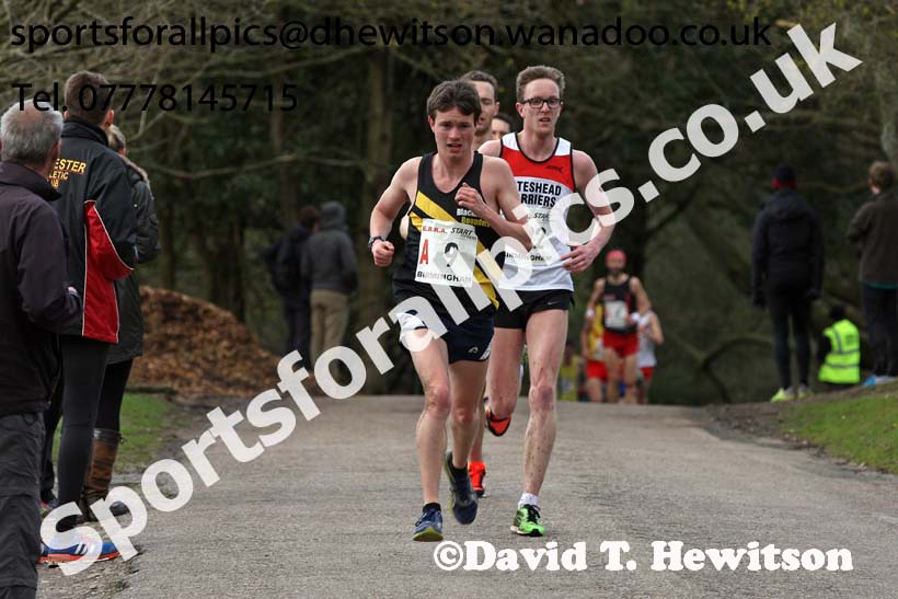 Senior mens English National 12 Stage Road Relay, 2016 English National 12 and 6 Stage Road Relays, Sutton Coldfield, Birmingham. Photo: David T. Hewitson/Sports for All Pics